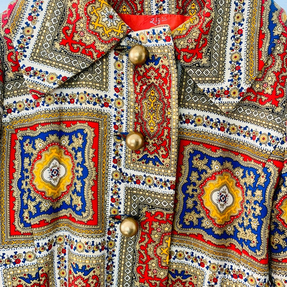 Vintage 60s Count Romi Ltd. All Weather Traveler Coat Tag.